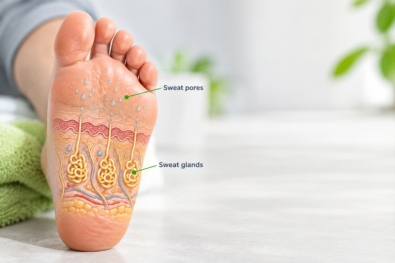 Sweaty Feet: Why It Happens and How to Keep Feet Dry