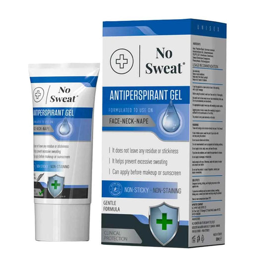 Face Neck Nape Antiperspirant Gel 50 ML - Your Secret to All-Day Confidence - No Sweat USA