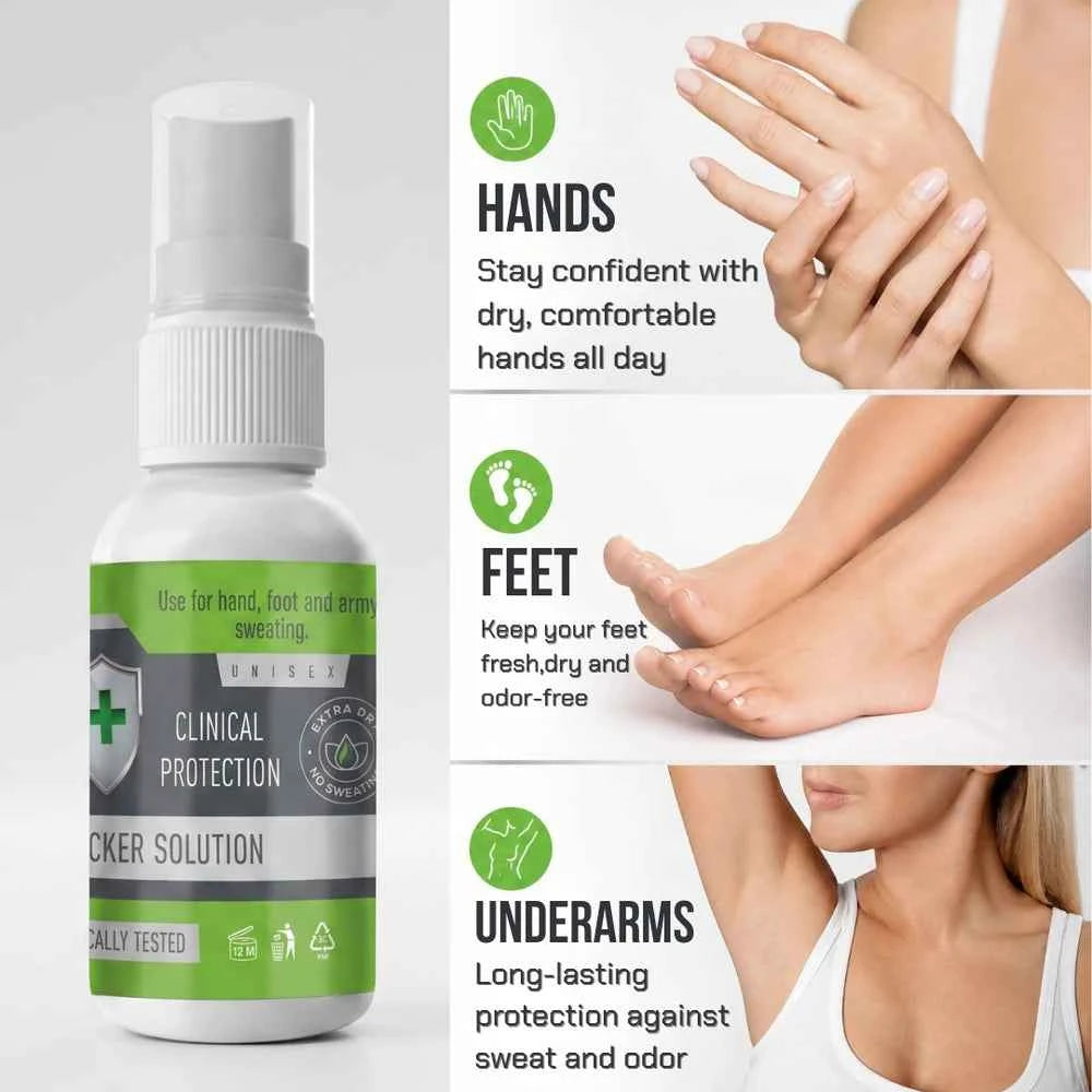 Antiperspirant Spray 50 ML | Stop Excessive Sweating Fast | No Sweat