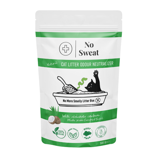 Cat Litter Odor Neutralizer 500g | Activated Carbon | No Sweat - No Sweat USA