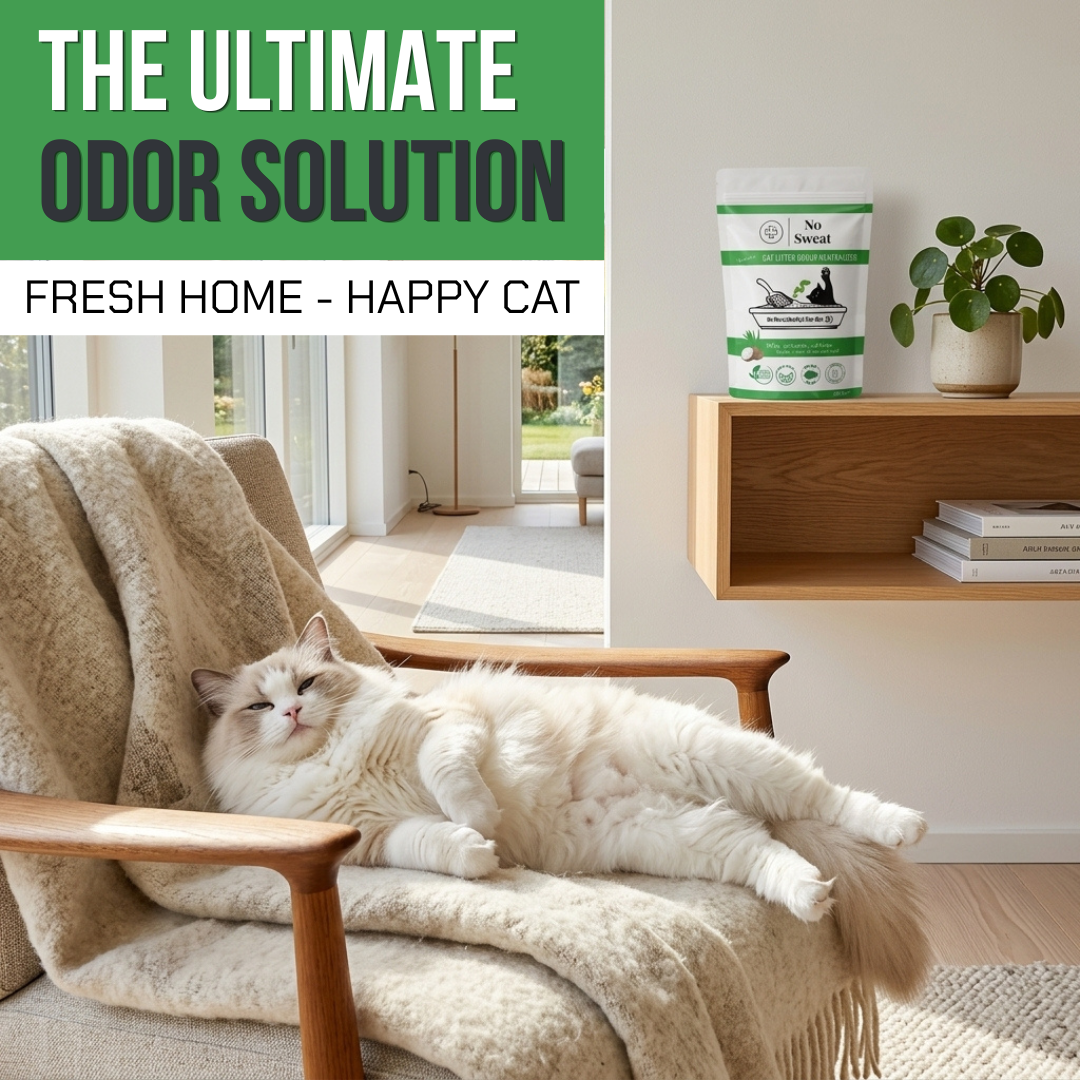 Cat Litter Odor Neutralizer 500g | Activated Carbon | No Sweat - No Sweat USA